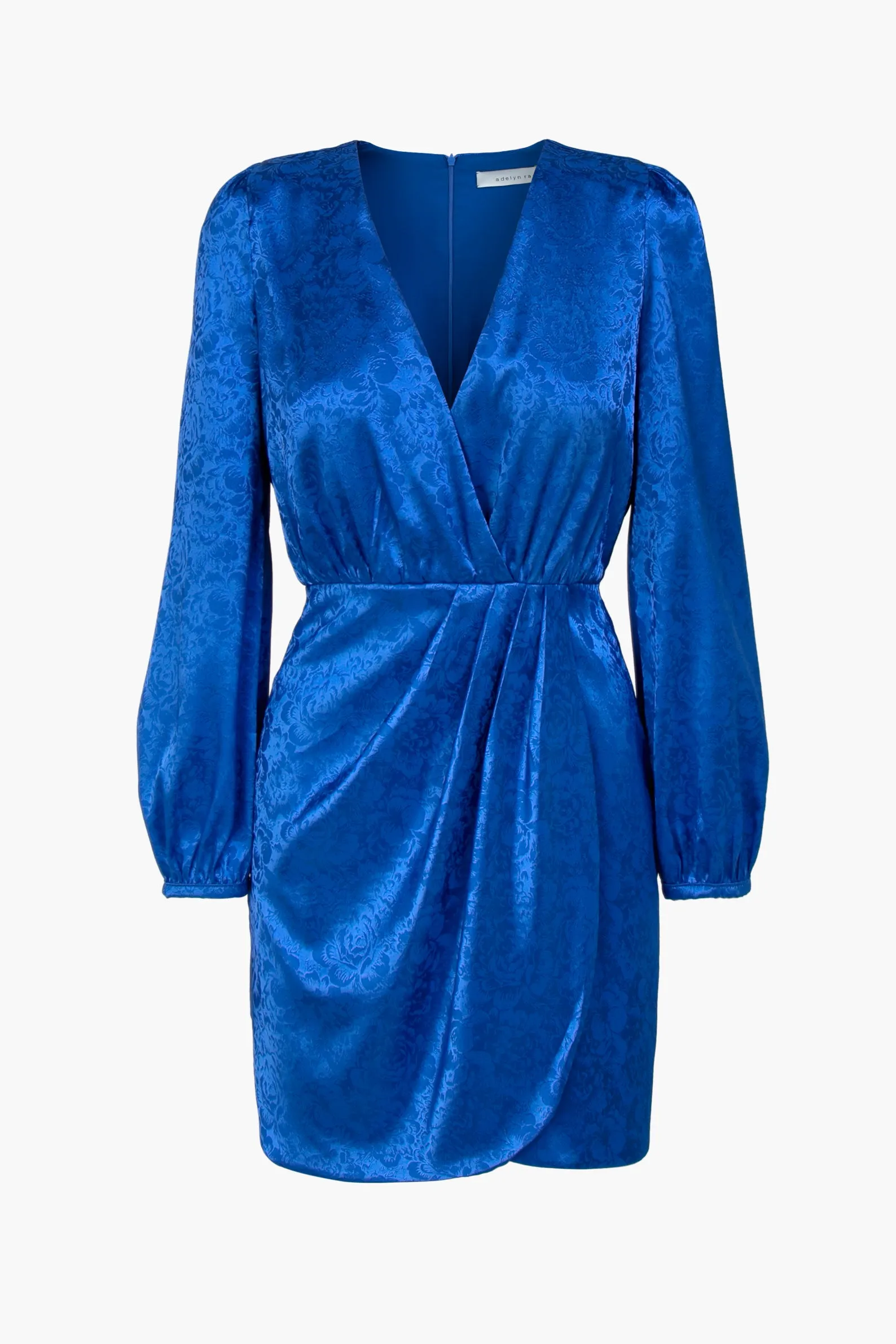 Lindsey Wrap Jacquard Mini Dress