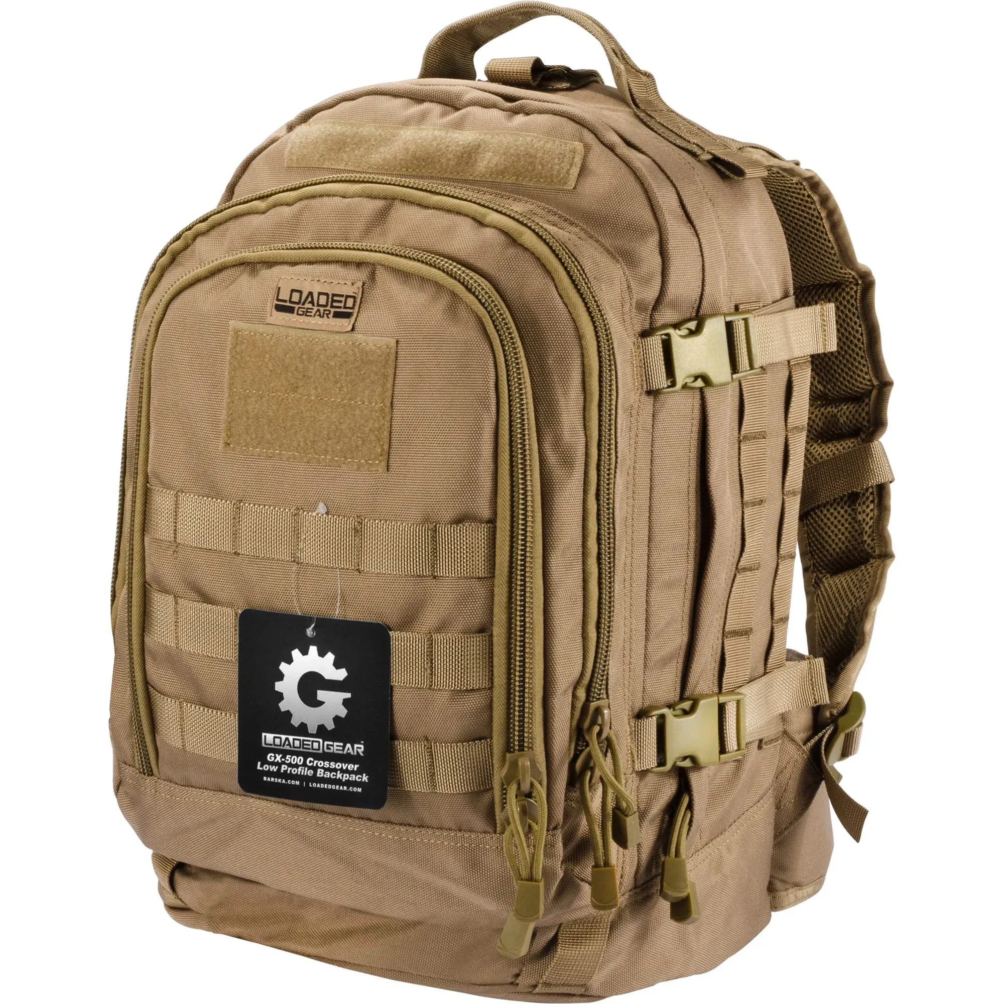 Loaded Gear GX-500 Crossover Tactical Backpacks | Black, Dark Earth | BI12612, BI12614