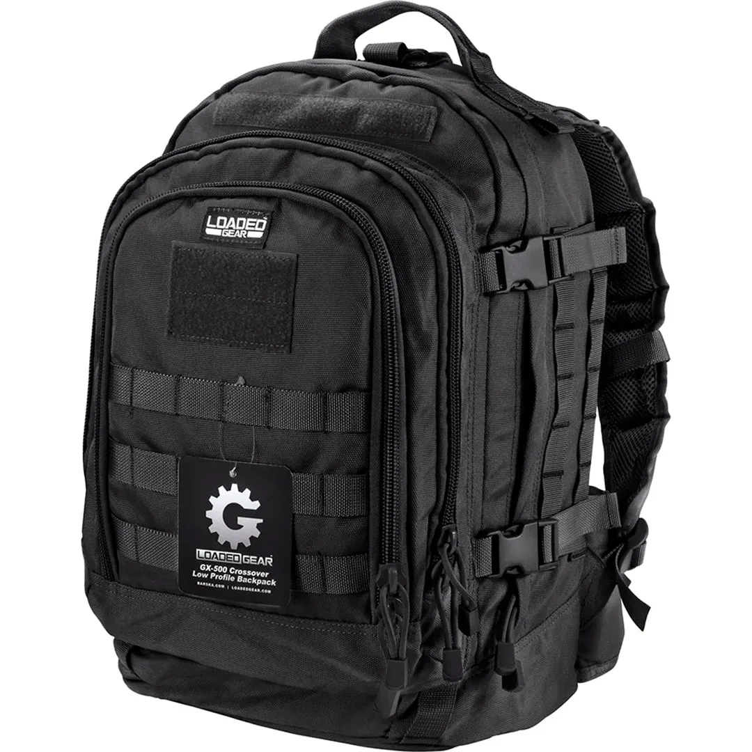 Loaded Gear GX-500 Crossover Tactical Backpacks | Black, Dark Earth | BI12612, BI12614
