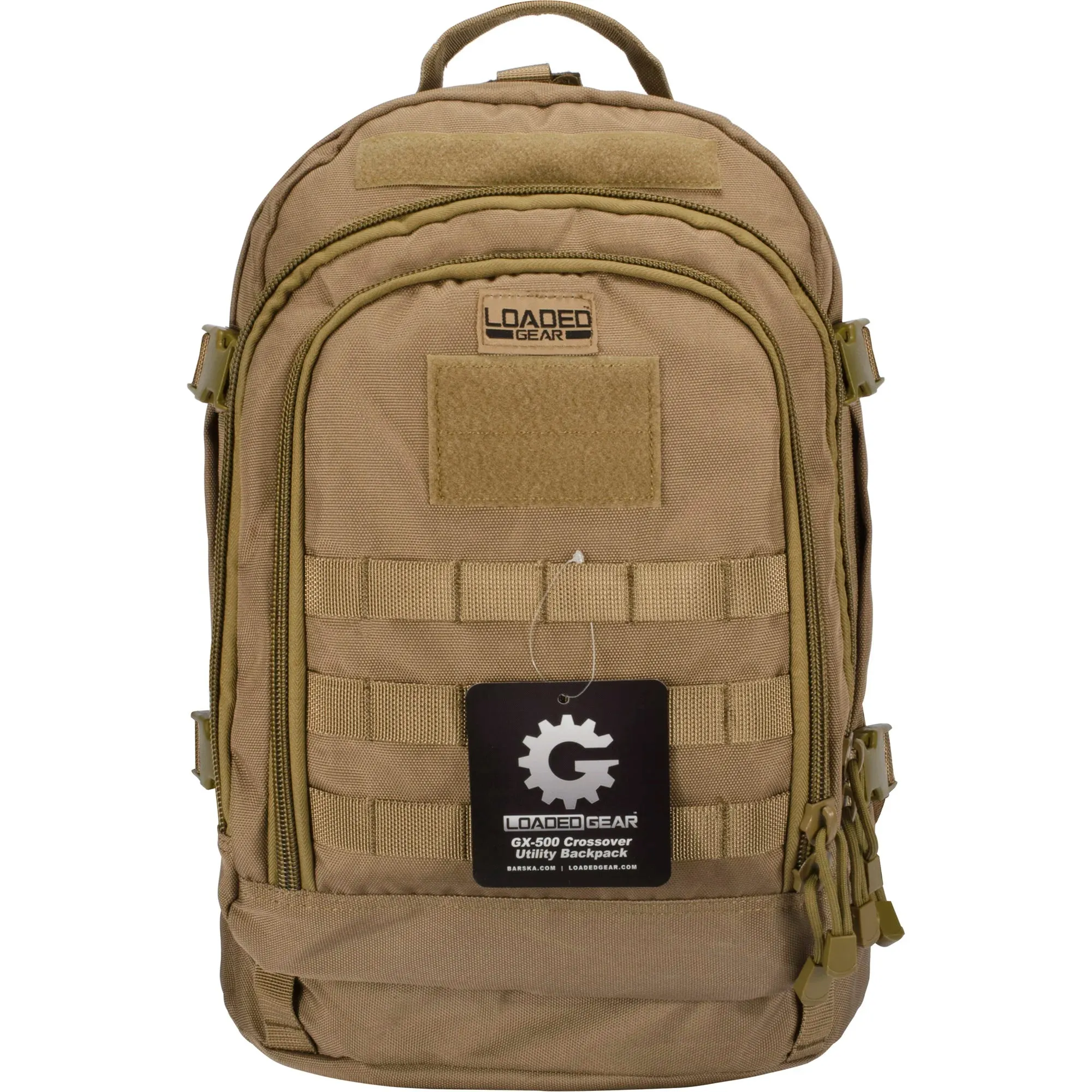 Loaded Gear GX-500 Crossover Tactical Backpacks | Black, Dark Earth | BI12612, BI12614