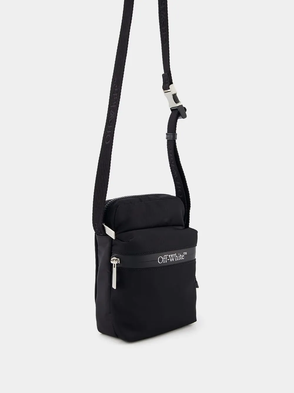 Logo-Print Shell Messenger Bag