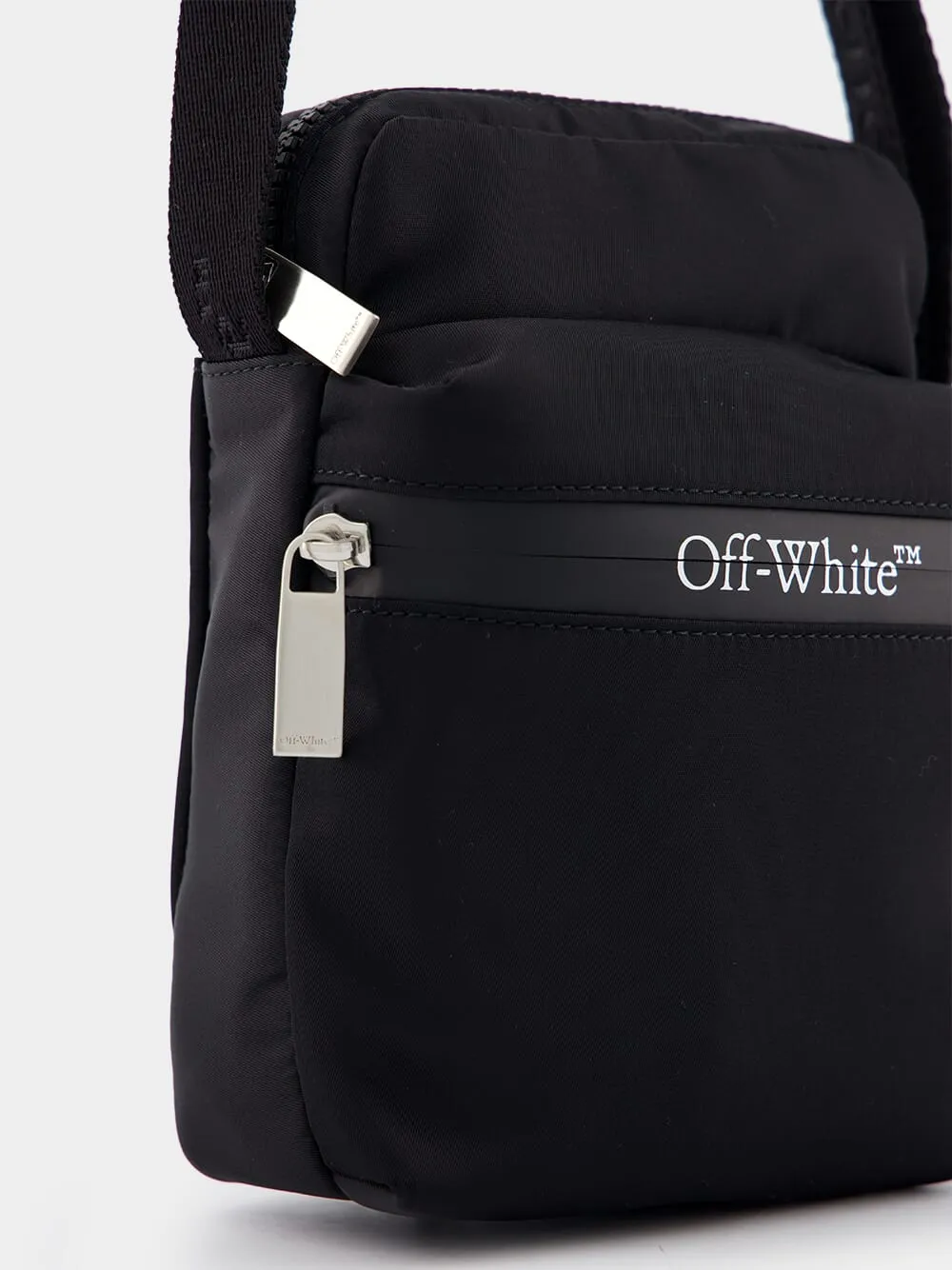 Logo-Print Shell Messenger Bag