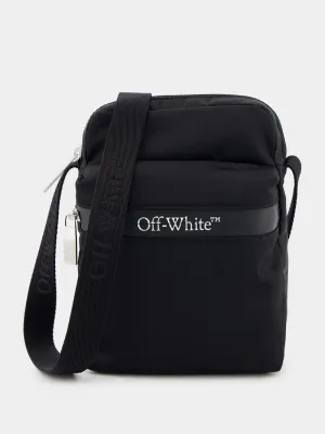 Logo-Print Shell Messenger Bag