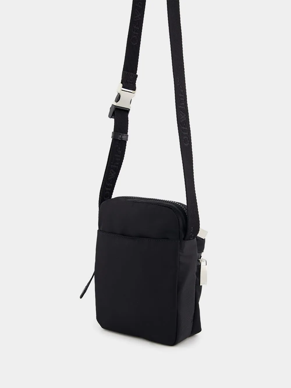 Logo-Print Shell Messenger Bag