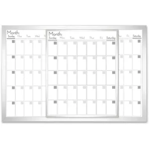 Lorell Magnetic Dry-Erase Calendar Board