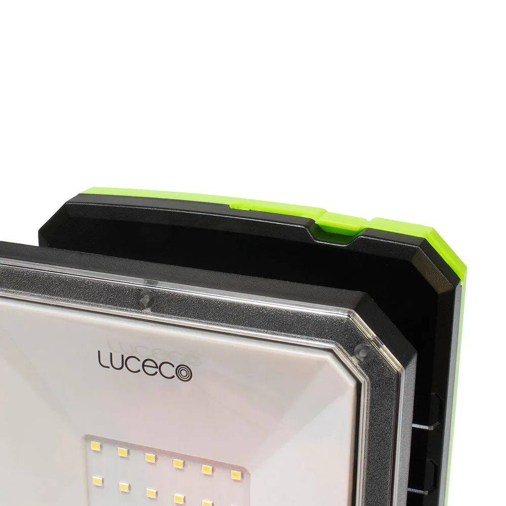 Luceco LILM13G65 Rechargeable Folding Magnetic Worklight 1300lm 10W 6500K with Power Bank - USB-C Charged