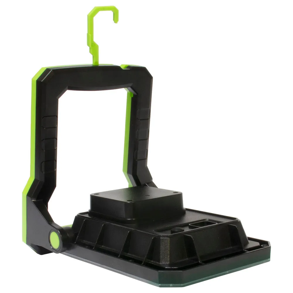 Luceco LILM13G65 Rechargeable Folding Magnetic Worklight 1300lm 10W 6500K with Power Bank - USB-C Charged