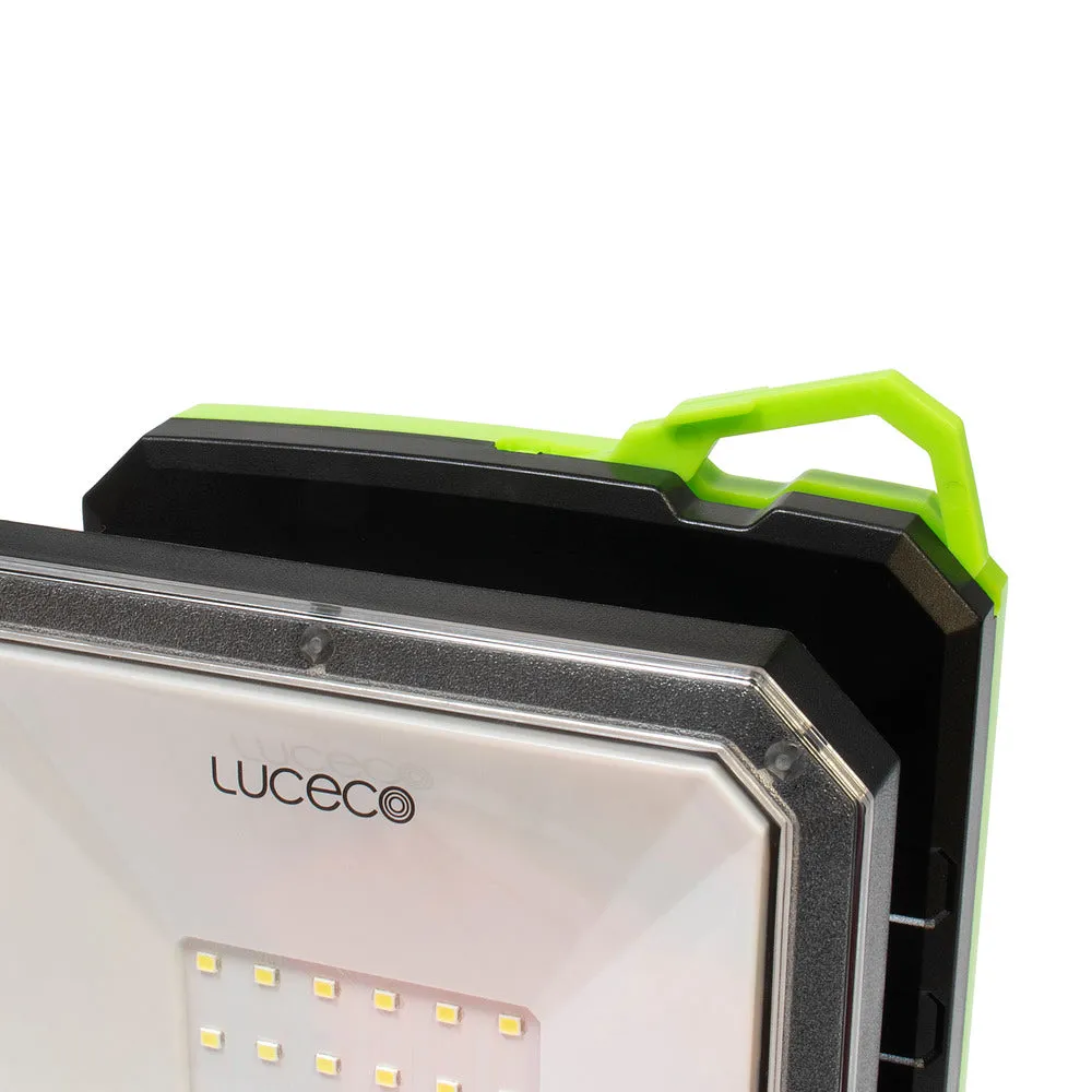 Luceco LILM13G65 Rechargeable Folding Magnetic Worklight 1300lm 10W 6500K with Power Bank - USB-C Charged