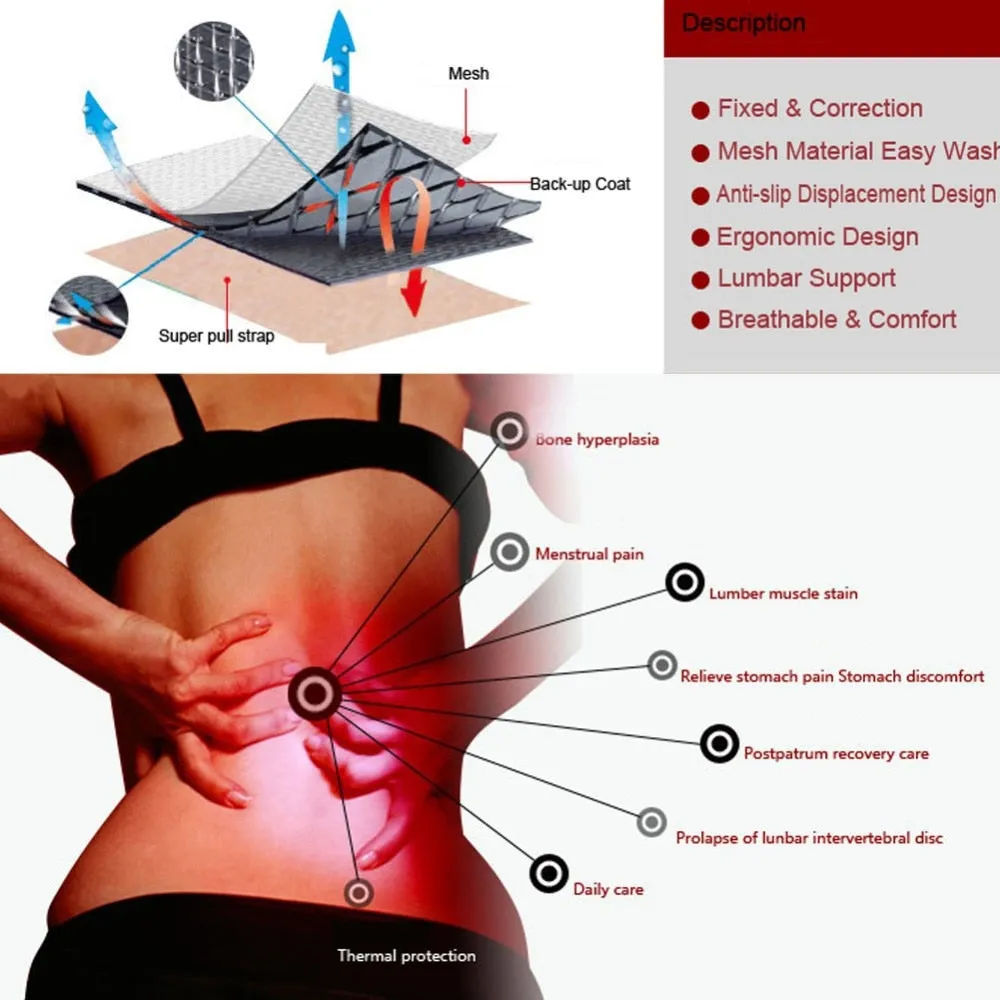 Magnetic Back & Waist Support Belt