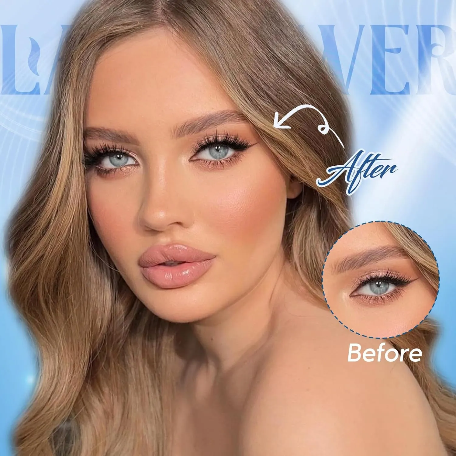 Magnetic Eyelashes without Eyeliner Reusable Magnetic Lashes Kit Natural Look Magnetic Eyelashes with Applicator No Glue Needed Magnetic Lashes with Magnets Cat Eye False Eyelashes by