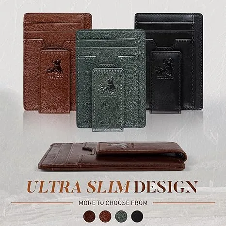 Magnetic Money Clip Card Case Slim