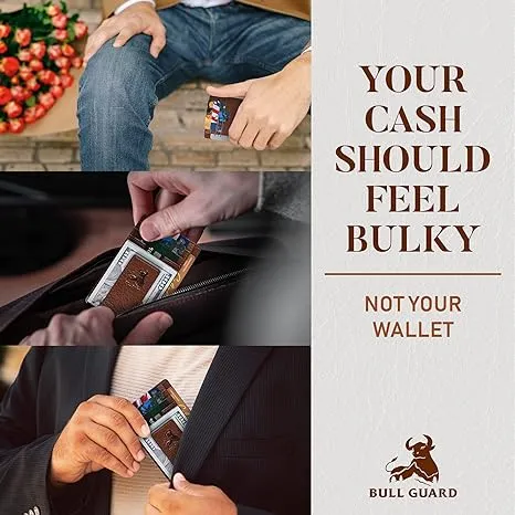 Magnetic Money Clip Card Case Slim