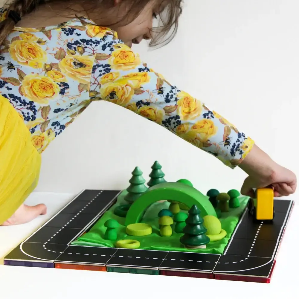 MAGNETIC ROAD TILE TOPPERS 40 PC