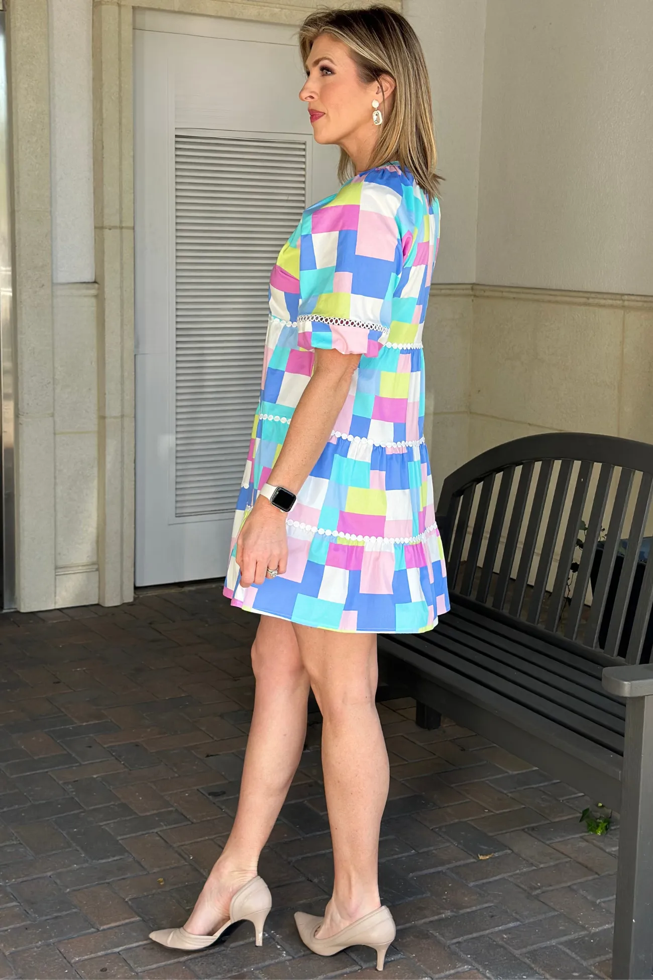 Mary Square Palmer Picnic Party Dress