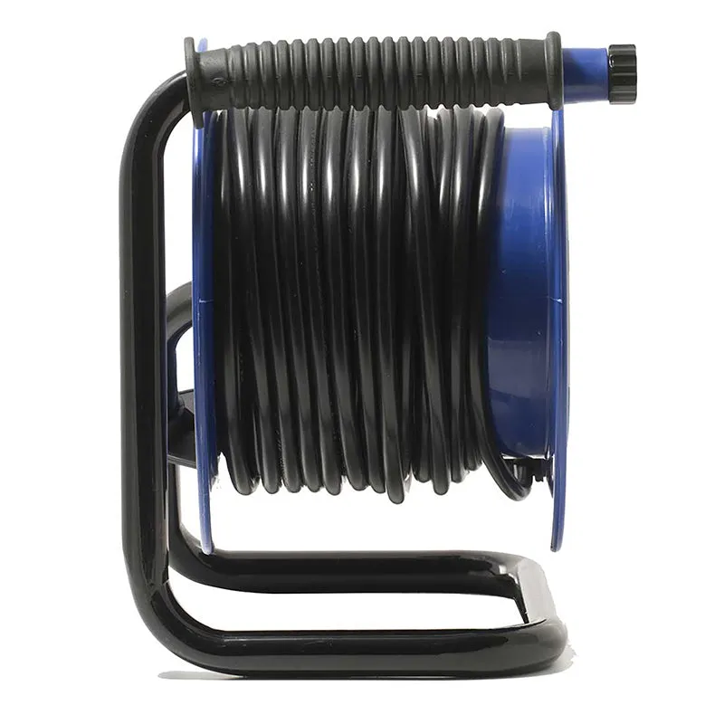 Masterplug LDCC2513/4BLRCD 4 Socket 25m 13A Medium Open Reel with RCD - Blue