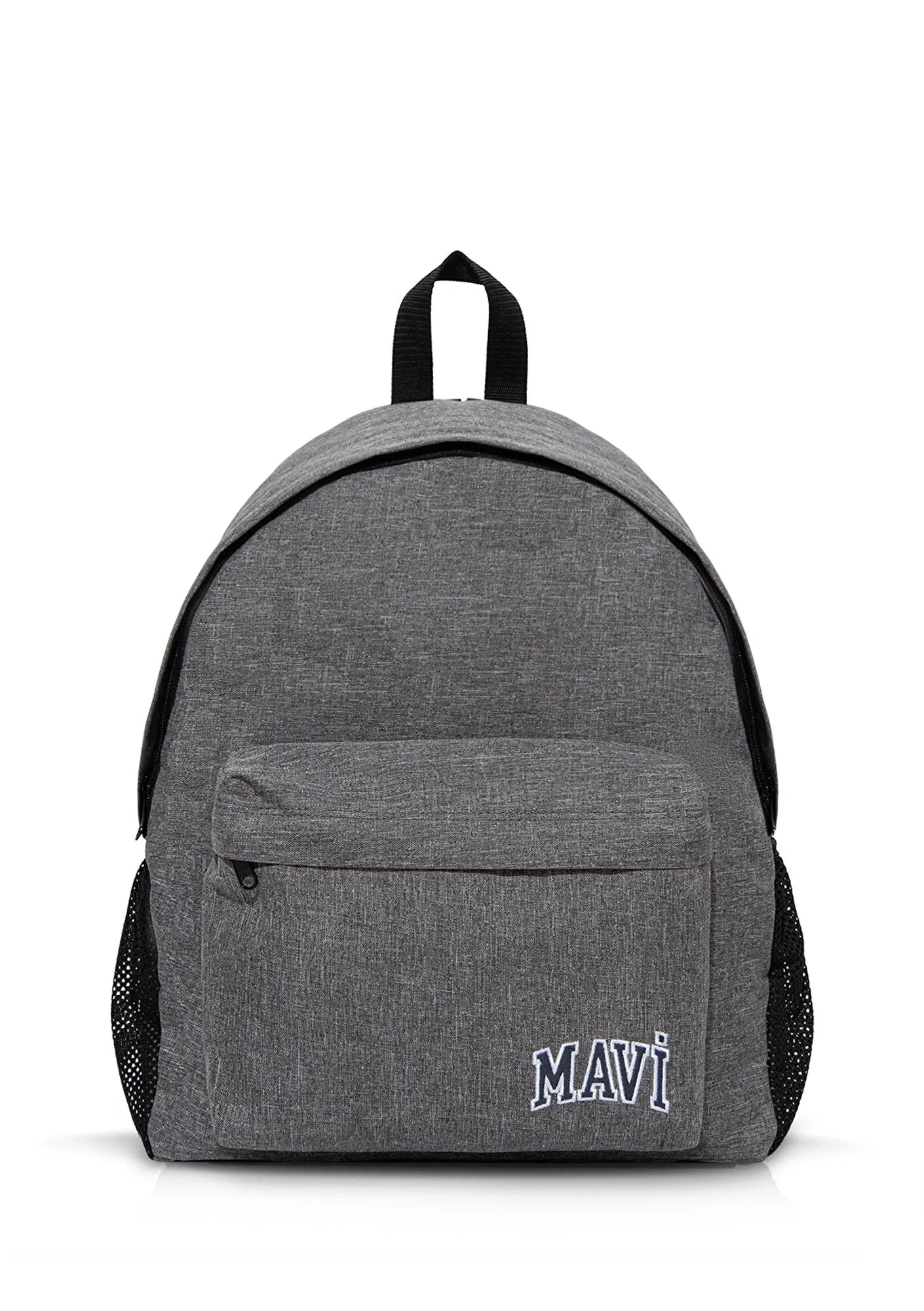 Mavi Logo Printed Grey Backpack