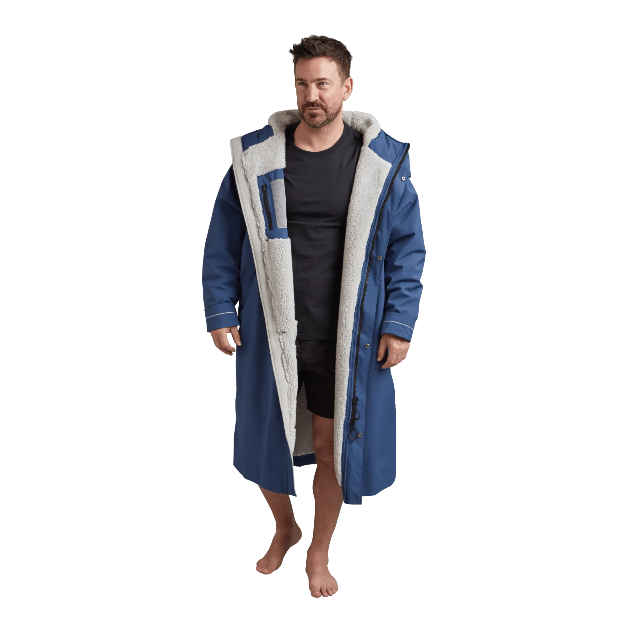 Men's Long Sleeve Waterproof Dry Changing Robe Alter Evo - Admiral Blue