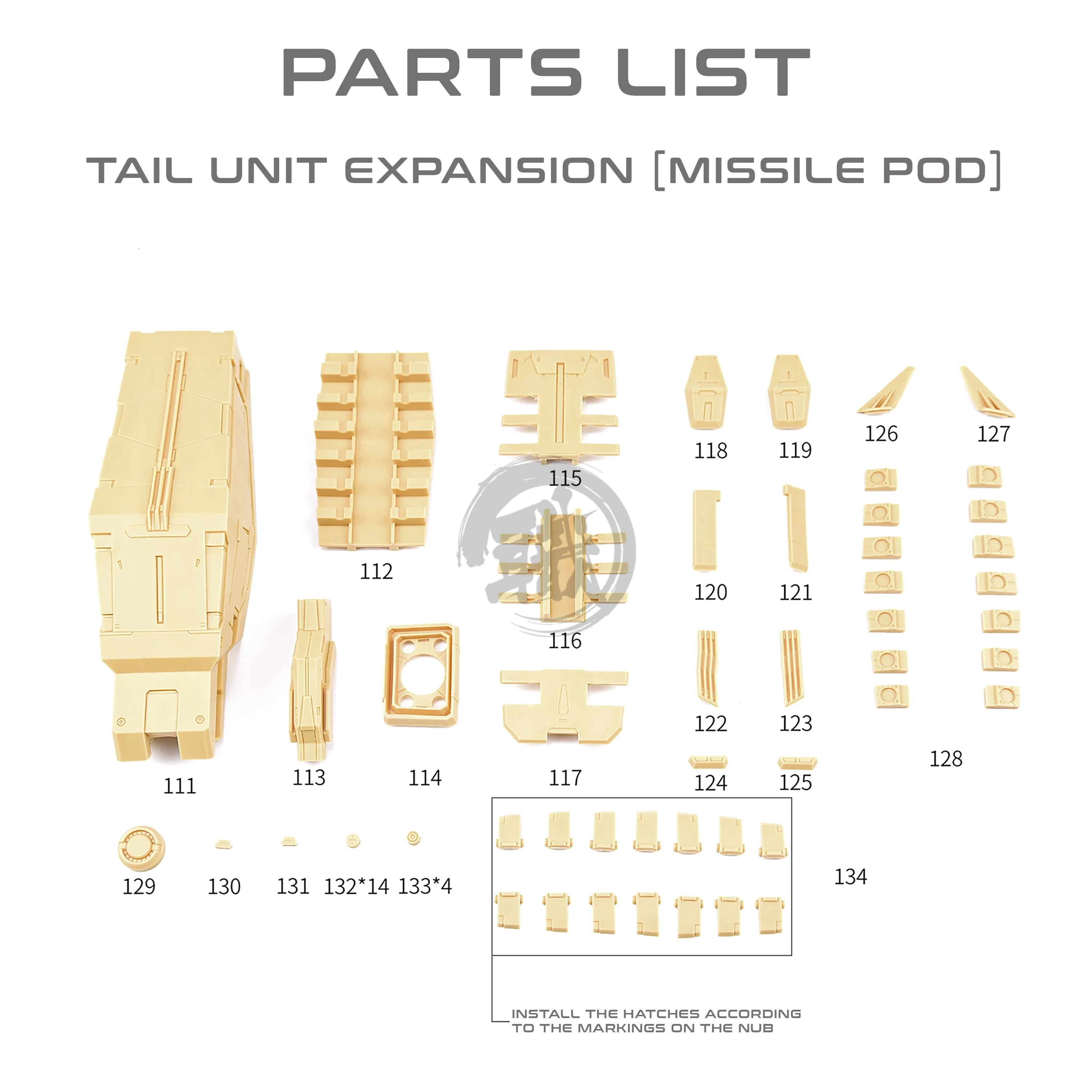 MG Kyrios Resin Conversion Kit [Tail Unit Ver.] [Preorder Q2 2025]