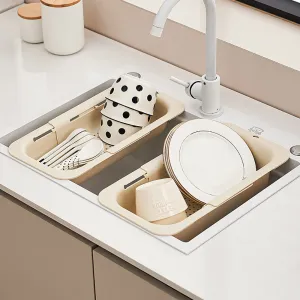 Modern SweetHome Kitchen Sink Expandable Draining Basket - Extra Large