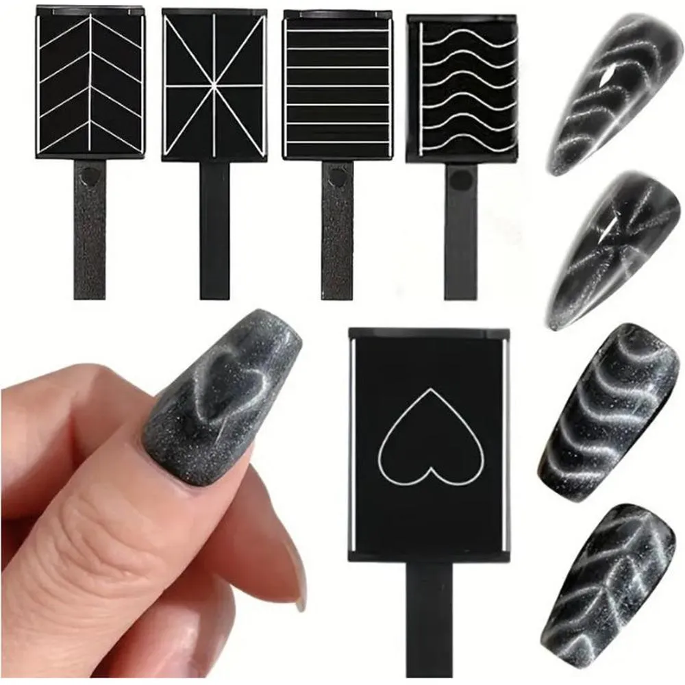 Nail Art - Magnetic Cat Eye 5 Piece Kit