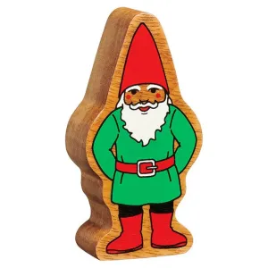 Natural green and red gnome