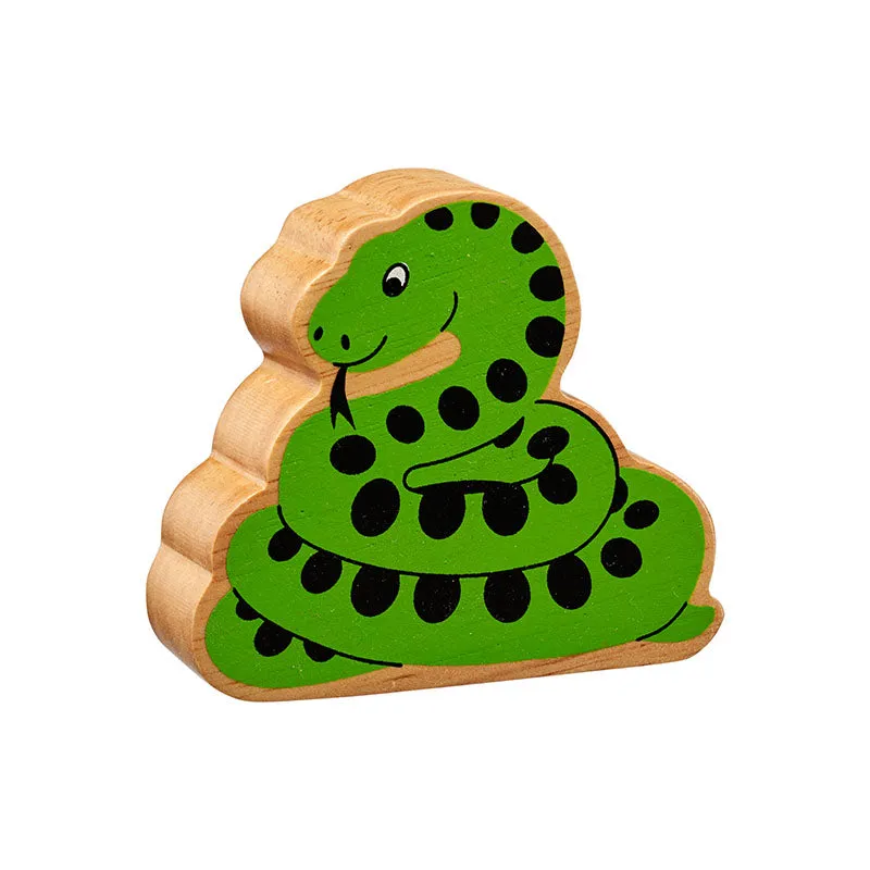 Natural green snake