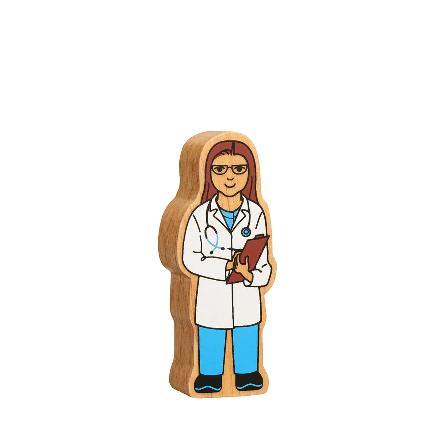 Natural white and blue doctor
