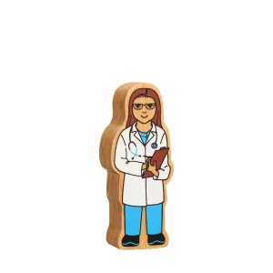 Natural white and blue doctor