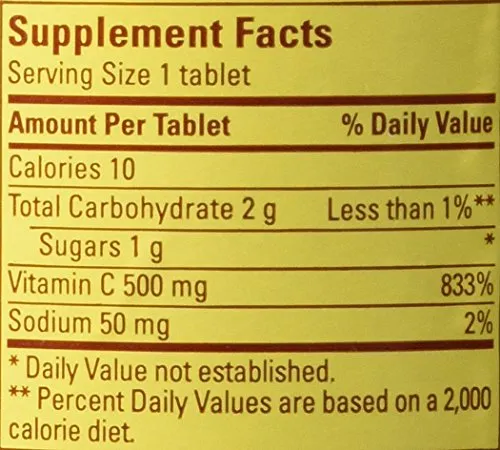 Nature Made Vitamina C 500 mg 250 Count caplets