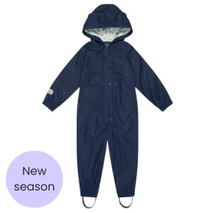 Navy Bear Waterproof Puddlesuit