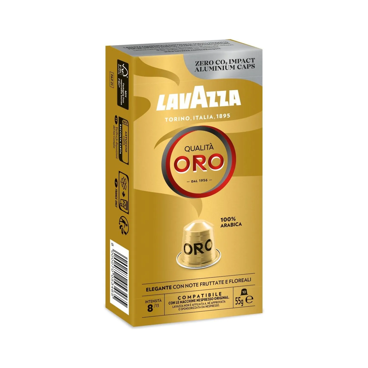 Nespresso Compatible Lavazza Oro 100 Coffee Capsules