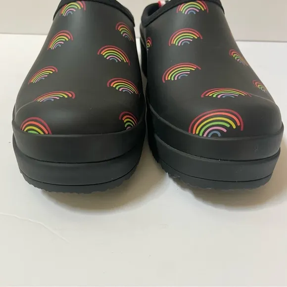 NEW HUNTER Play Mini Rainbow 🌈 Print Clog Size 8