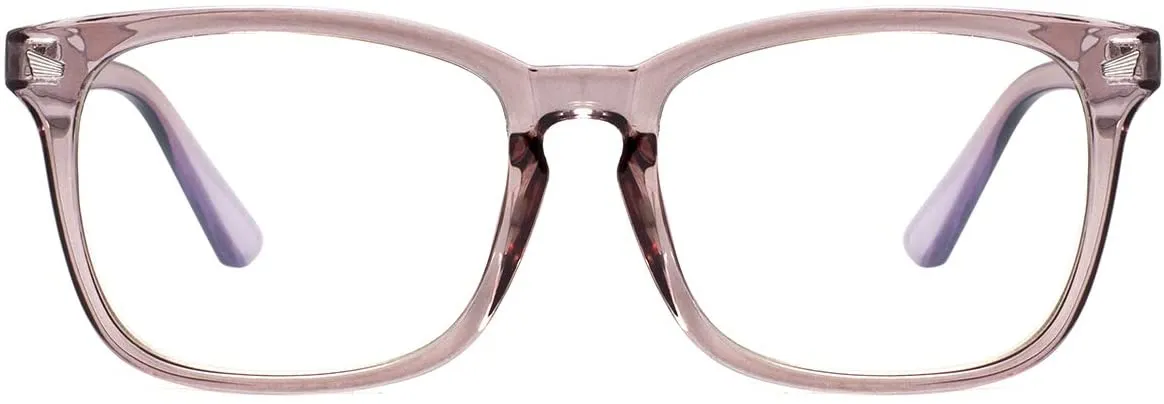 New MEETSUN Blue Light Blocking Glasses, Anti Eye Strain Headache (Sleep Better),Computer Glasses UV400 Transparent Lens, Coffee