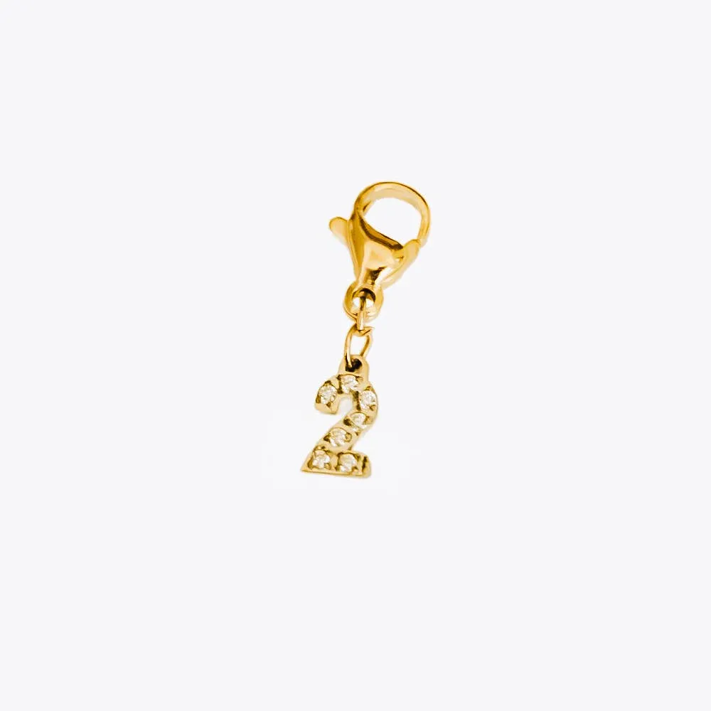 Number Charms | 10 Styles
