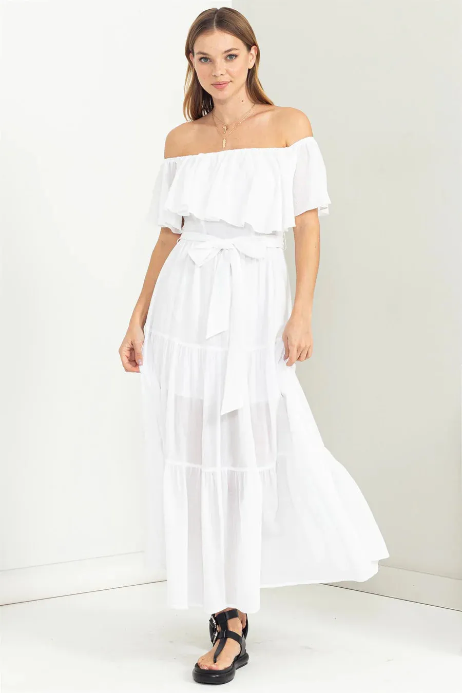 Off Shoulder Dress 2 Colors!