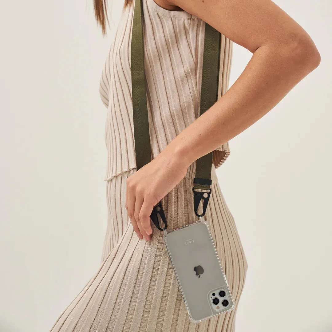 Olive XBody Phone Lanyard