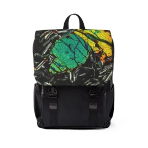 Olivine in Basalt Unisex Casual Shoulder Backpack