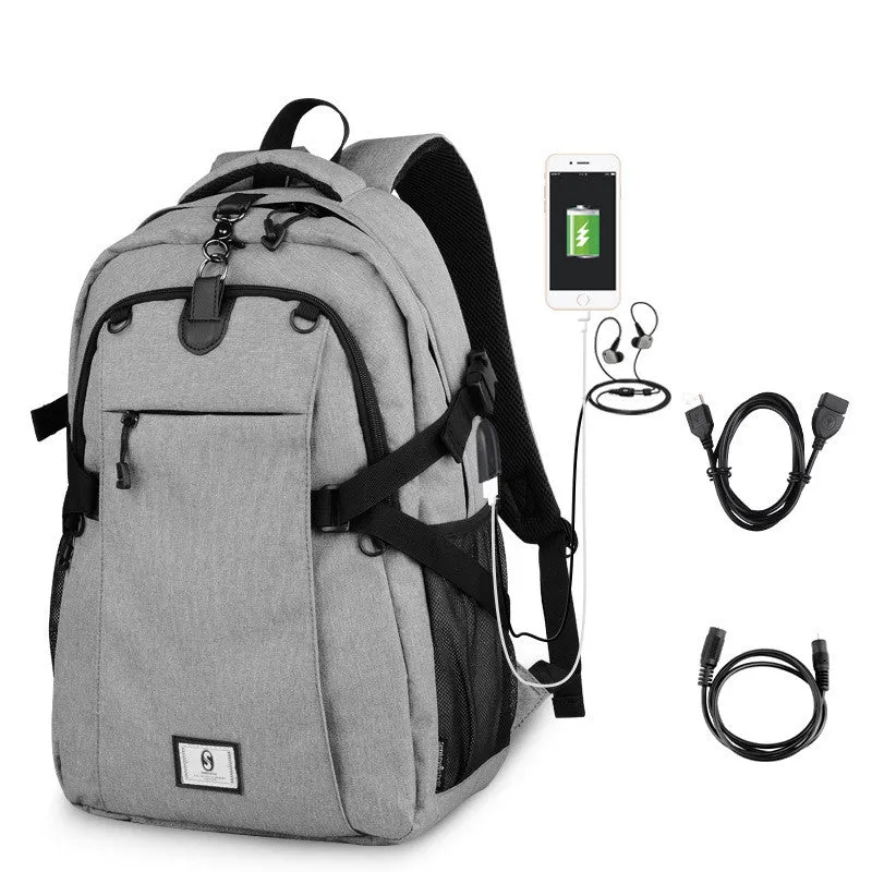 Oxford Cloth Student Men's School Bag