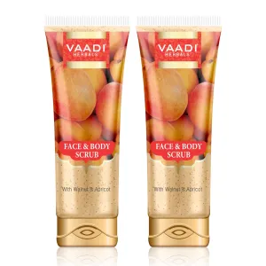 Pack of 2 Face & Body Scrub with Walnut & Apricot (110gms x 2)