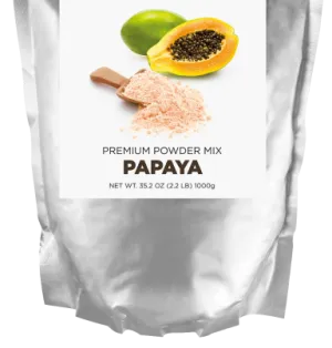 Papaya Powder Bubble Tea, Smoothie, Frappe Mix (1kg Bag)