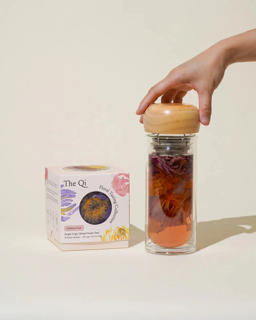 Paradise Double Wall Glass Bottle