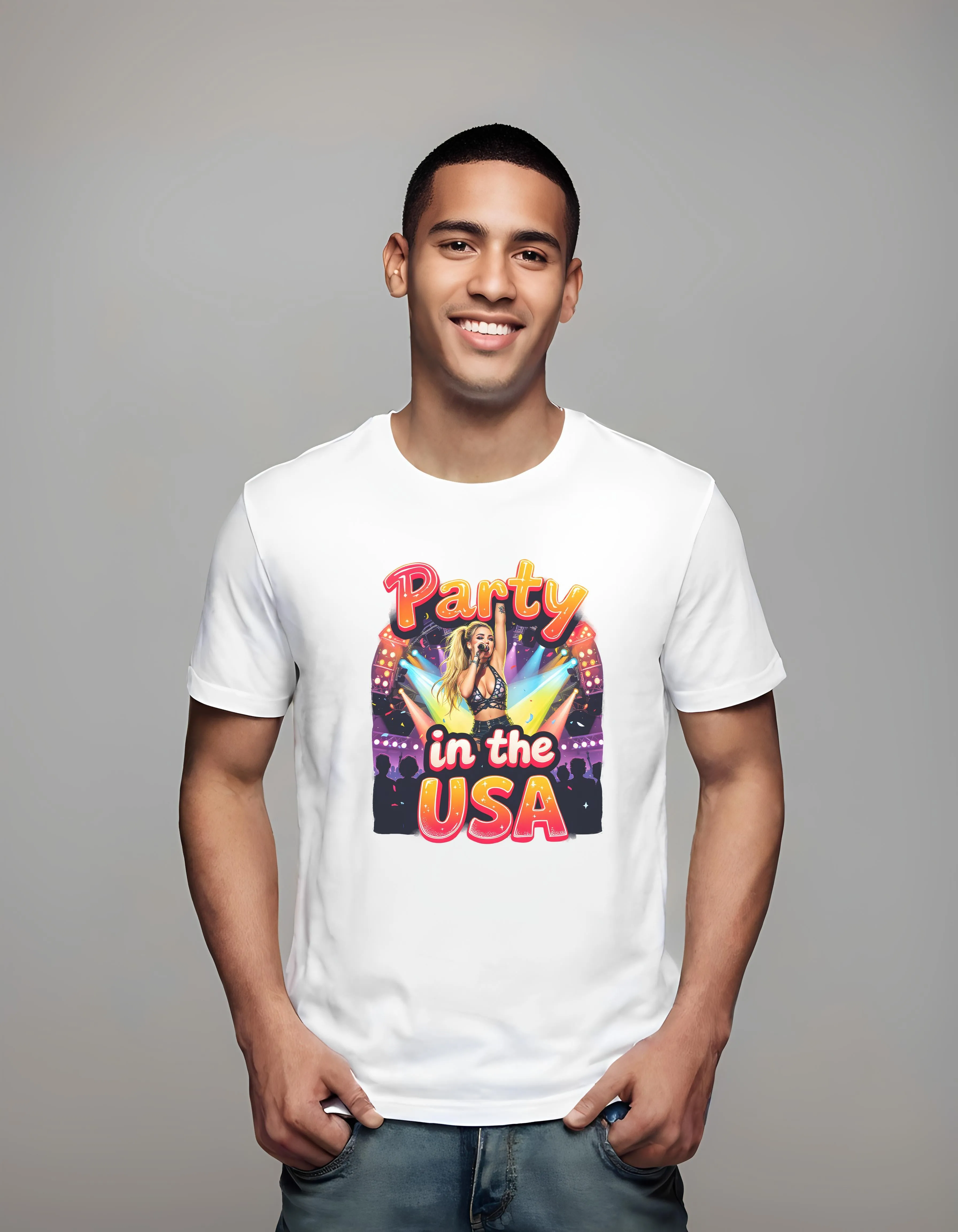 Party in the USA Poster | Classic T-Shirt (Unisex)