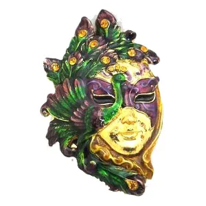 Peacock Mask Jewelry Box