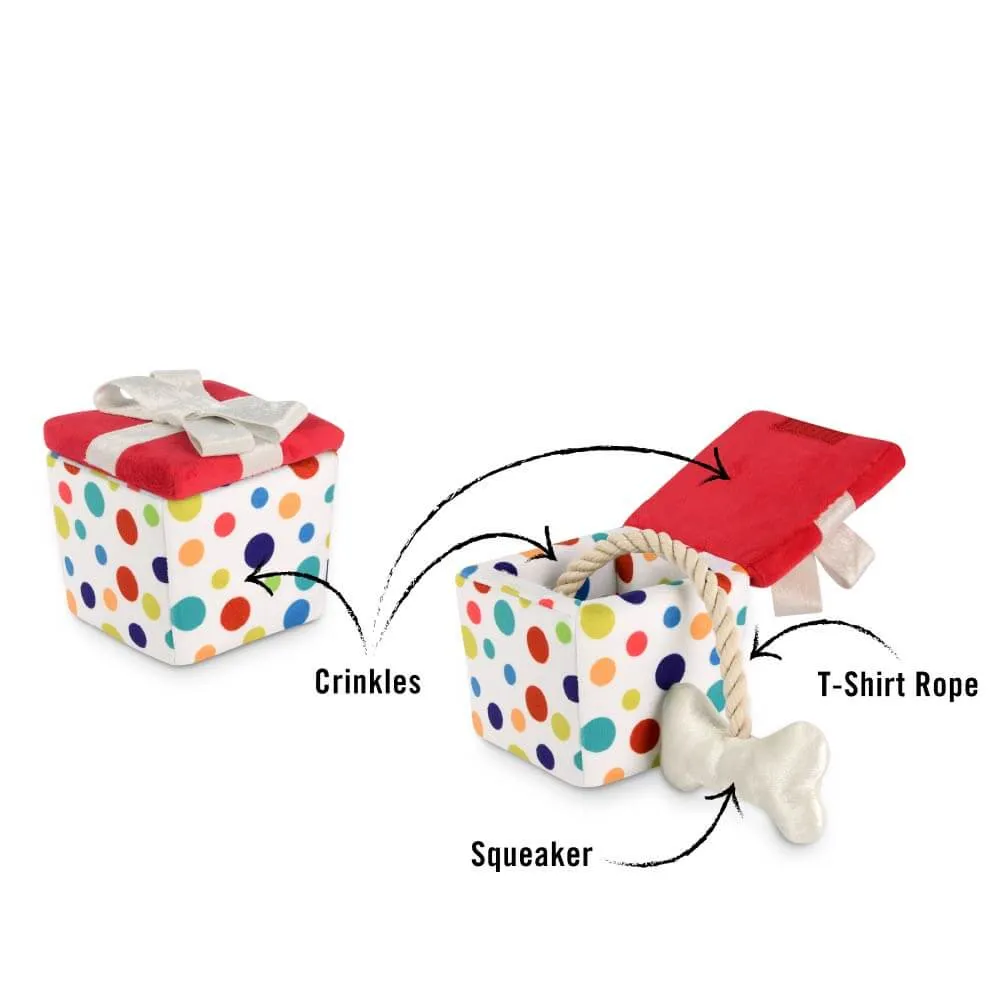 PLAY Party Time Pawfect Present Plush Toy