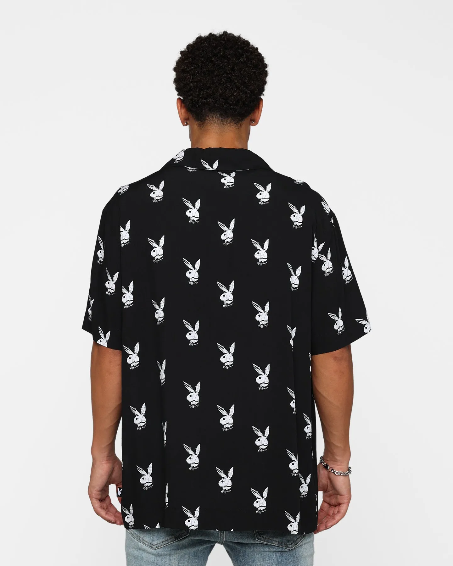 Playboy by Culture Kings Chrome Party Shirt Black