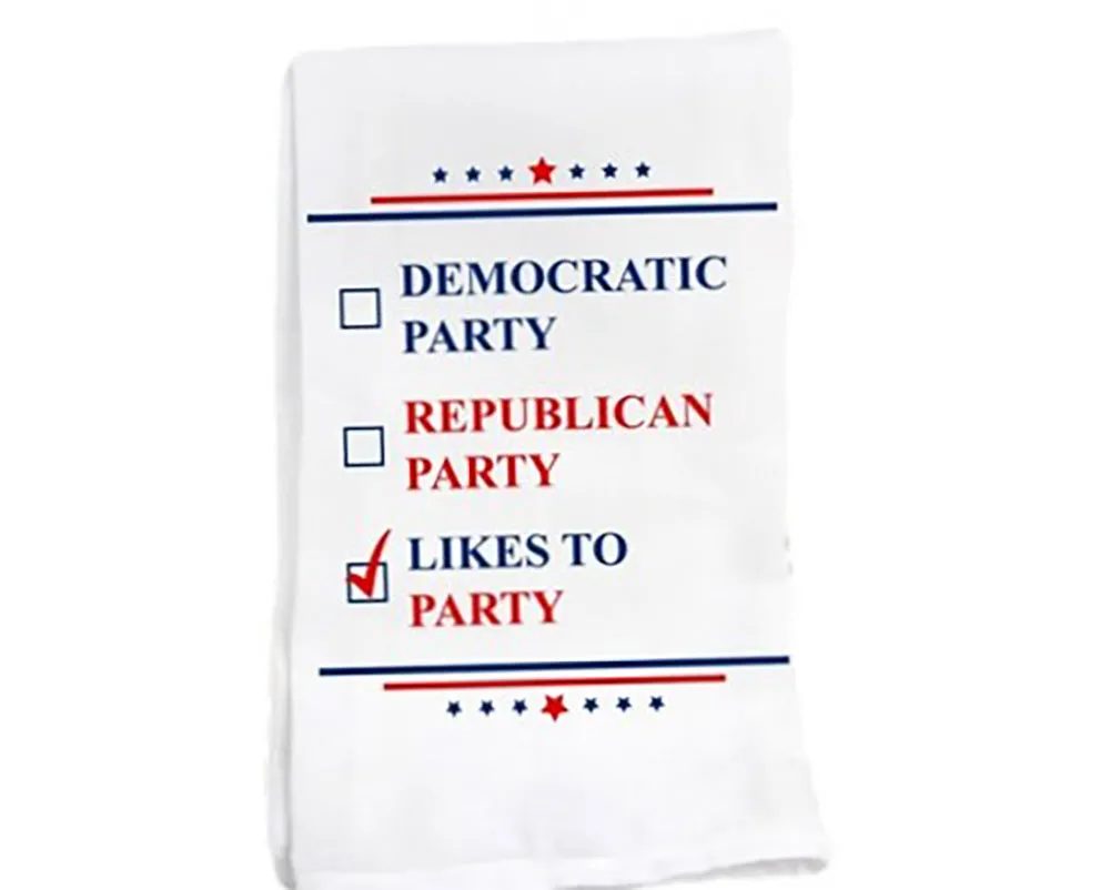 Political Like to Party Kitchen Towel
