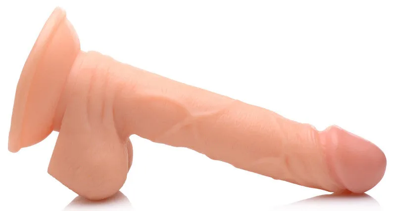 Pop Pecker 6.5 Inch  With Balls - Light
