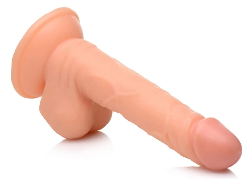 Pop Pecker 6.5 Inch  With Balls - Light