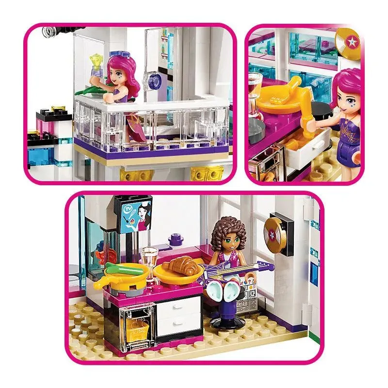 Pop Star Livi's House Building Block: A Stylish and Educational Toy for Kids