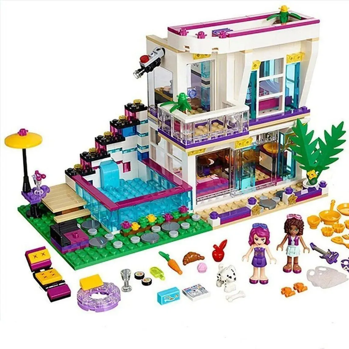 Pop Star Livi's House Building Block: A Stylish and Educational Toy for Kids